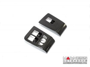 Jaguar F-TYPE Interior Trim - Carbon Fiber - Window Switch Control Cover Kit